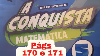 A Conquista  -  Matemática  - 5° ano - págs 170 e 171 - Para onde vai o nosso lixo?