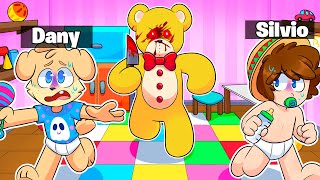 ¡IMPOSIBLE ESCAPAR de la GUARDERÍA MALDITA!🔪🐻ROBLOX con SILVIOGAMER PANCRACIO y PERMON