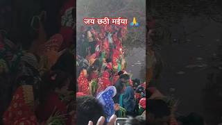 Chhath Puja Celebration🌞🚩 #chhathpuja  सुबह का अर्घ्य #सूर्य