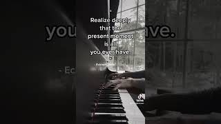 Neoclassical chill melancholic relaxing piano with inspiration quote.