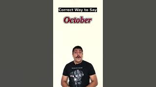 How To Pronounce October