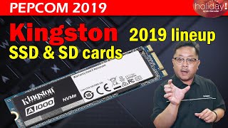 Kingston NVMe & 2.5" SSD 2019 Lineup @Pepcom 2019 (Sept)