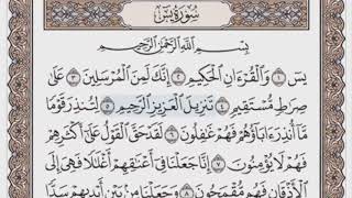 440 صفحة (سورة يس ) الحصري جودة عالية مرتل المصحف المجود