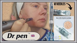 DR PEN ULTIMA M8 MICRONEEDLING PEN Review & Demo *Dermatologist Approved!* | Clare Walch