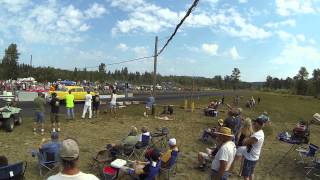 CORVETTE VS. 1957 CHEVY BILLETPROOF ERUPTION DRAGS 2014