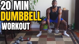 20 MINUTE ATHLETIC Dumbbell Workout (Build Lean Muscle In 2 Weeks!)