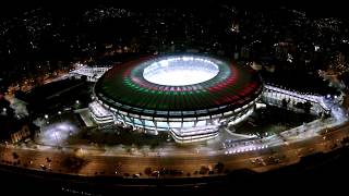 Imagem aérea feita por drone sobre o Maracanã