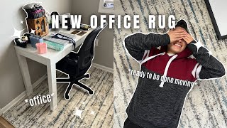 MOVING VLOG EPISODE 4 🏠 New Office Rug, Ranking current apartment rugs