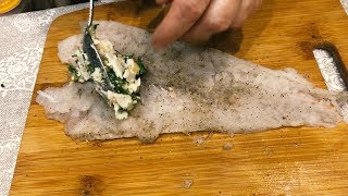 МЕГА ВКУСНО!!!  Рулетики из рыбы на ПРАЗДНИЧНЫЙ СТОЛ.  Рецепт рулетиков на сковороде.