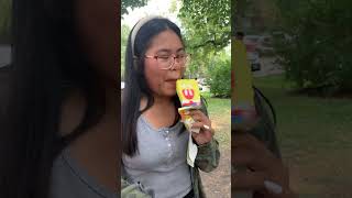 Eating SpongeBob SquarePants Popsicle #spongebob #shorts #trending #viral #trending #youtubeshorts