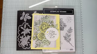 Stampin’ Up! Stippled Roses Mother’s Day Card Tutorial #diy #cardmaking #papercraft #handstampedcard