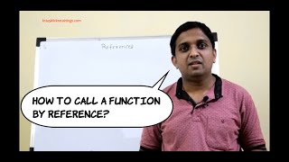 reference | call by reference | C++ Programming