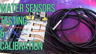 Water sensor test & calibrate ( The Algae Co2 Scrubber )