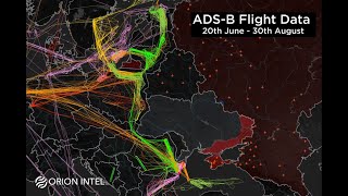 Tracking NATO's ISR Flights Near Ukraine -- June Until August