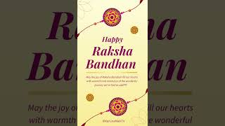 Happy Raksha Bandhan to all my viewers! #rakshabandhan