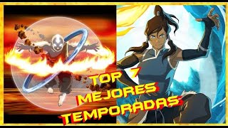 🔥 AVATAR: TOP 7 MEJORES Temporadas del Universo Avatar