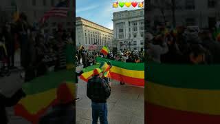 DC Diaspora celebrating the victory of Ethiopia against Rebels,TPLF