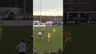 through keepers legs #football #nonleague #nonleaguefootball #goals #footballshorts #soccer