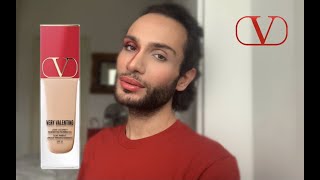 NEW Valentino Foundation Review || Very Valentino Light-Lasting Perfecting Foundation + V-Lighter