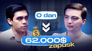 0 dan 62 000$ zapusk