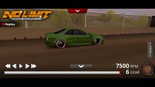 No limit drag racing 2.0 v2.0.3 Twin Turbo 2001 Nissan Skyline R34 @5.506 et