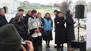 День прав человека. Михайловская площадь. Валерия Лутковская