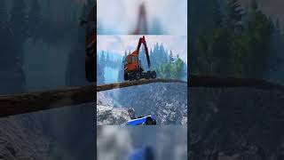 Cliff Drops #47 - BeamNG DRIVE | SmashChan #shorts