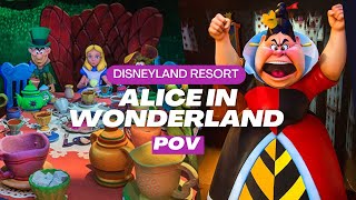 Disneyland Resort | Alice in Wonderland (POV - 4K CLEAN LOW LIGHT)