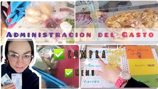 ✅Administracion del gasto semanal $1,000 | haciendo el menú y organizando gastos 💯