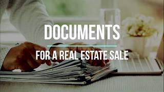 Documents for a real estate sale in Czech Republic