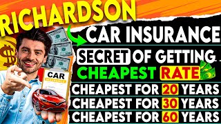 Only $175/M 😱 Cheapest Car Insurance in Richardson 🎯