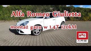 Alfa Romeo Giulietta 1.4T 120kM montaż gazu BRC w ARG Auto Gaz Łódź