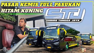 MERINDING PASAR KEMIS PASUKAN STJ SERAGAM FULL HITAM KUNING,DOMINASI MAKIN TAK TERBENDUNG