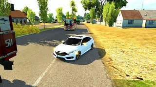 ETS 2 Car Mod | Honda Civic ZX Jumping Fixed Mod For ETS 2 v1.35 ||