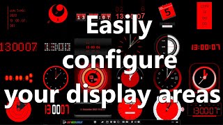 Easily set up your display areas (video wall software solution)