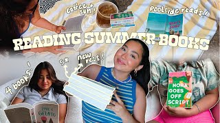 Reading summer books for a week ☀️👙⛱️ *spoiler free reading vlog*