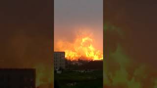 چائنا پلانٹ میں اچانک زور دار دھماکہ China chemical plant explosion - March 21