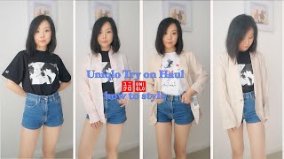 Uniqlo 8🈷️ 2020 Shopping Haul Try-On | 优衣库可爱UT➕🈵️意衬衫西装