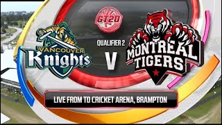 GT20 Canada Season 3 | Qualifier-2 Highlights | Muhammad Rizwan | Vancouver Knights Montreal Tigers