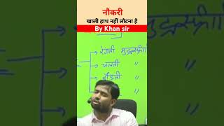 खाली हाथ नहीं लौटना है Khan sir motivation speech #shorts #status