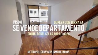 Se Vende Dúplex con terraza en el Centro de Miraflores