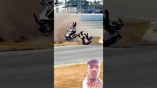 Accident ho gya 😱😱#racing #motogp #motovlog #biker #motorcycle #vs701 #accidentrader #ninja #recer