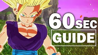 How to Play Teen Gohan in Dragon Ball Sparking Zero! 60 Second Guide