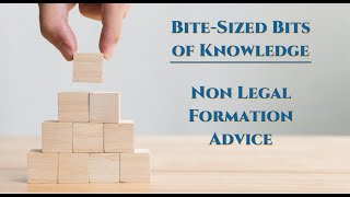 BBK BP 3: Non Legal Formation Advice