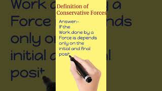 Definition of Conservative Forces?/#shortsfeed /#shabbseducation .