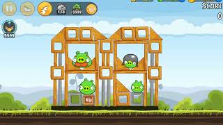 Angry Birds Classic Mighty Hoax All Levels