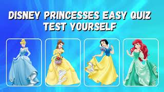 Disney Princesses Quiz/ Test Yourself #princesses #disney