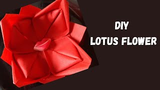 DIY: Lotus flower (napkin-folding) / Как красиво сложить салфетки / Անձեռոցիկի գեղեցիկ ձևավորում🌺