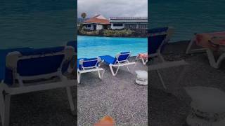 I present to you the longest and luxurious pool in puerto de la cruz Tenerife Spain #travelvlog