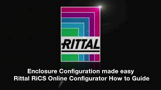 Enclosure Configuration made easy - Rittal's RiCS Online Configurator Webinar